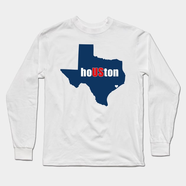 HoUSton Hurrican Harvey Relief Long Sleeve T-Shirt by greenoriginals